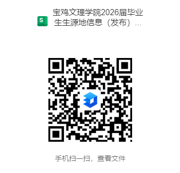 宝鸡文理学院2026届毕业生生源地信息(发布).xlsx (2)